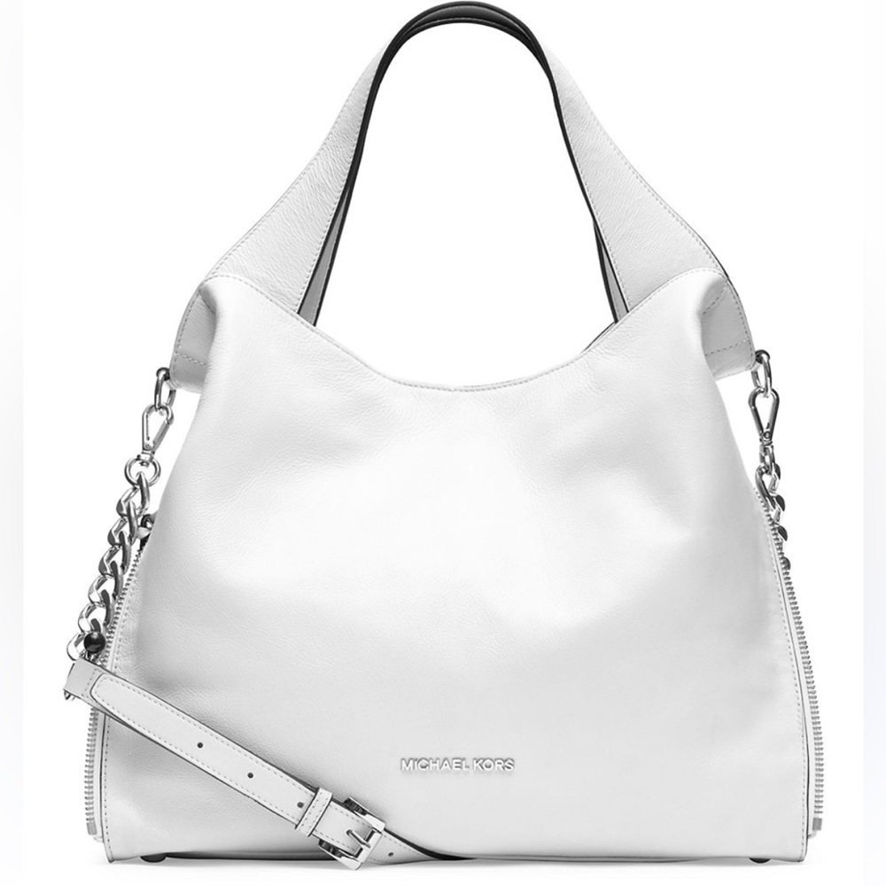 Michael Kors Optic White Devon Bag